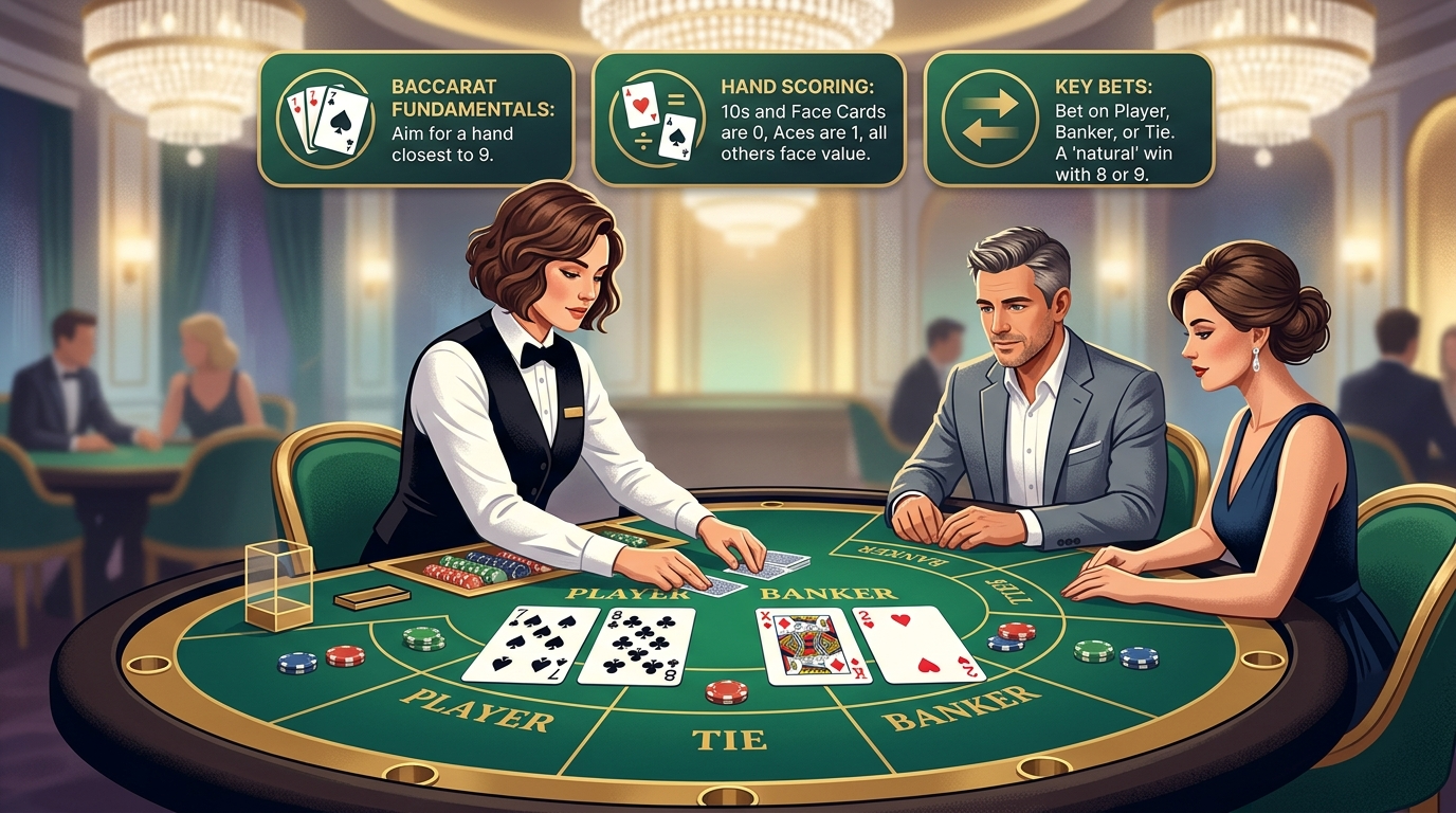 ประเภทของบาคาร่าที่พบบ่อย (Baccarat Casino)