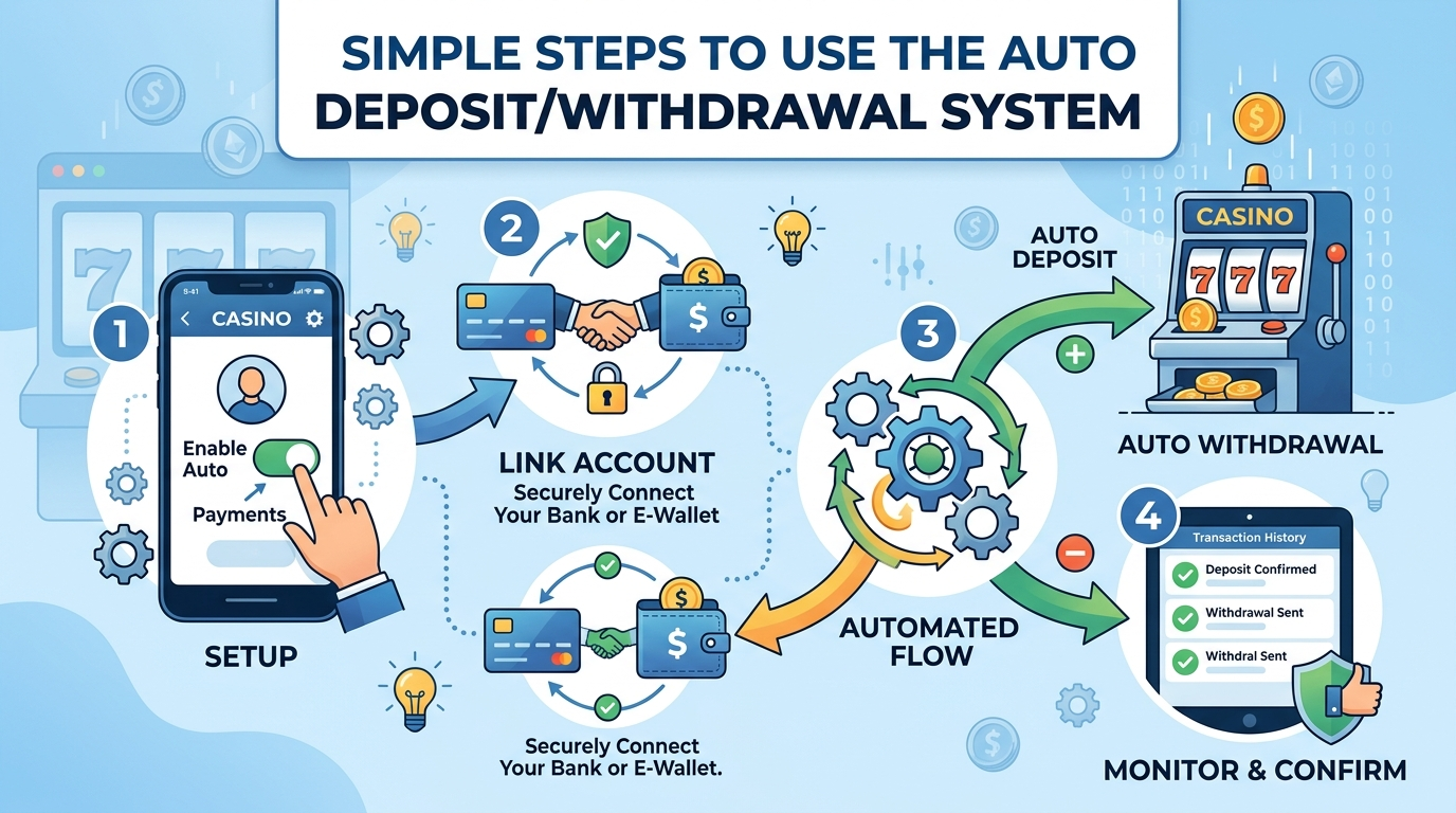 ฝากถอน Auto คืออะไร ทำไมถึงเป็นที่นิยมในหมู่ผู้เล่นสล็อต?