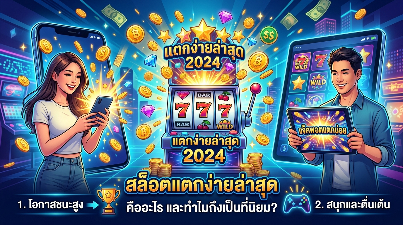 สล็อตแตกง่ายล่าสุด คืออะไร และทำไมถึงเป็นที่นิยม?