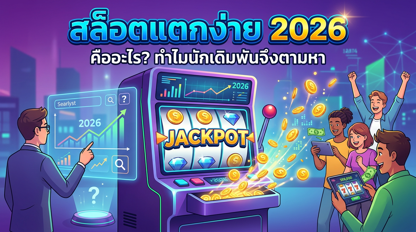กลยุทธ์และเทคนิคเพิ่มโอกาสทำเงินจากสล็อตแตกง่าย 2026