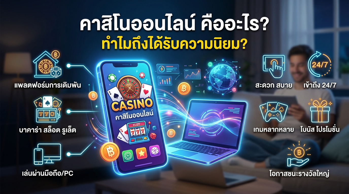 การฝาก-ถอนเงินใน คาสิโนออนไลน์: ช่องทางและขั้นตอน