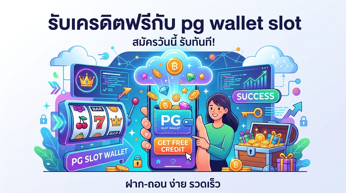รับเครดิตฟรีกับ pg wallet slot
