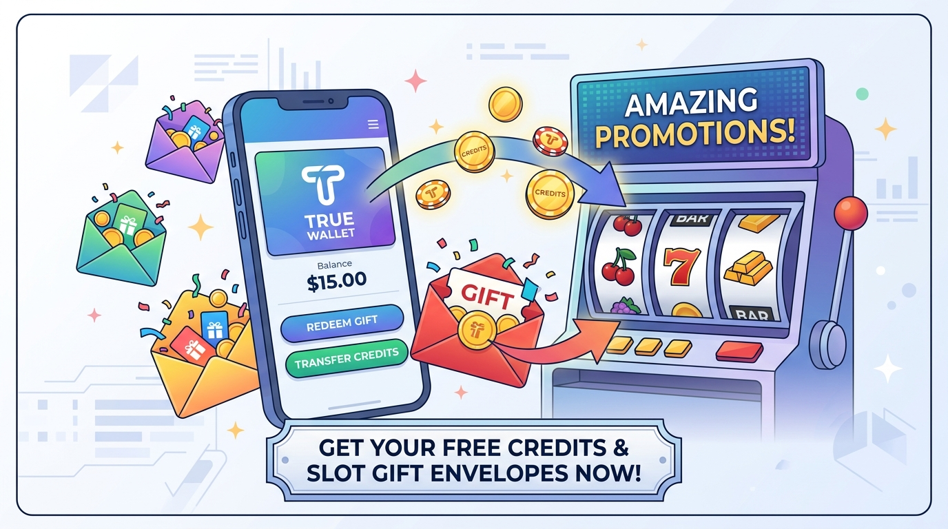 โปรโมชั่นเด็ด! สล็อตเครดิตฟรี วอเลท และสล็อตรับซองของขวัญ True Wallet