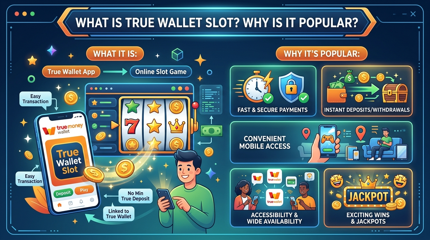 สล็อต wallet: สล็อต True Wallet คืออะไร? ทำไมถึงได้รับความนิยม?