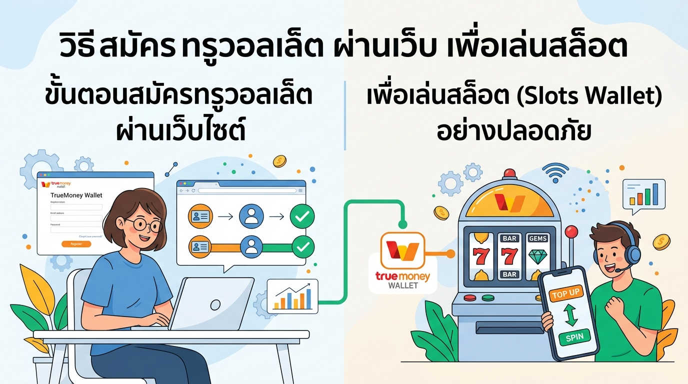 สล็อต wallet: วิธี สมัคร ท รู วอ ล เล็ ต ผ่านเว็บ เพื่อเล่นสล็อต