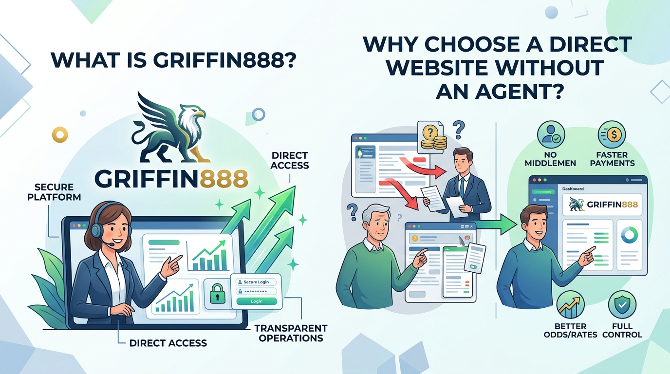 เว็บตรง GRIFFIN888 คืออะไร? ทำไมต้องเลือกเว็บตรงไม่ผ่านเอเย่นต์