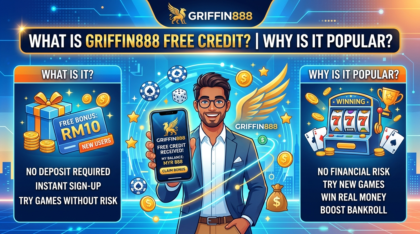 เครดิตฟรี GRIFFIN888 คืออะไร? ทำไมถึงเป็นที่นิยม?