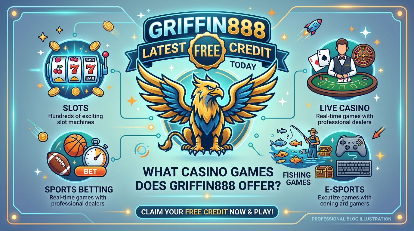 GRIFFIN888 มีเกมคาสิโนอะไรให้เลือกเล่นบ้าง?