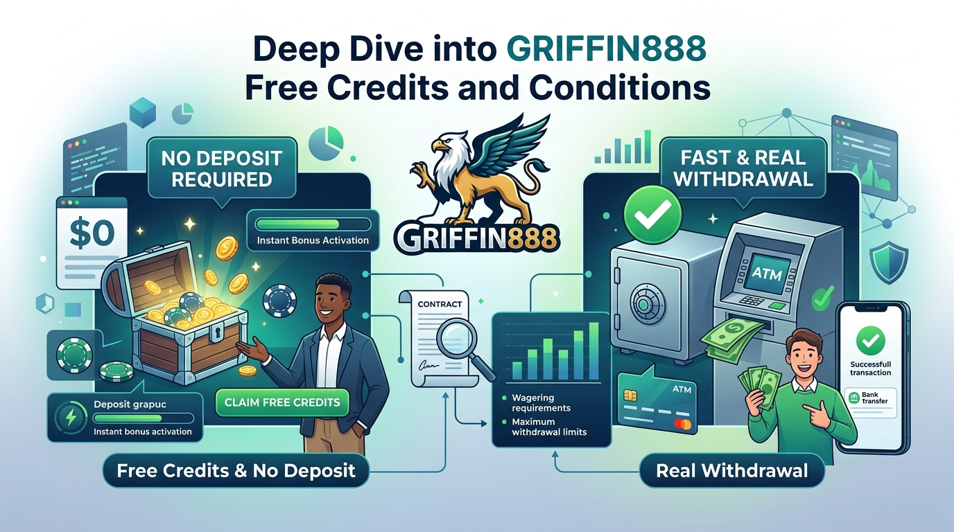 GRIFFIN888 เครดิตฟรีไม่ต้องฝากถอนได้จริง คืออะไร?