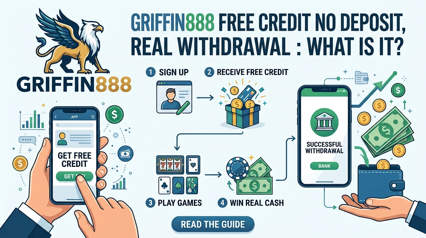 GRIFFIN888 เครดิตฟรีไม่ต้องฝากถอนได้จริง โปรโมชั่นและเงื่อนไข