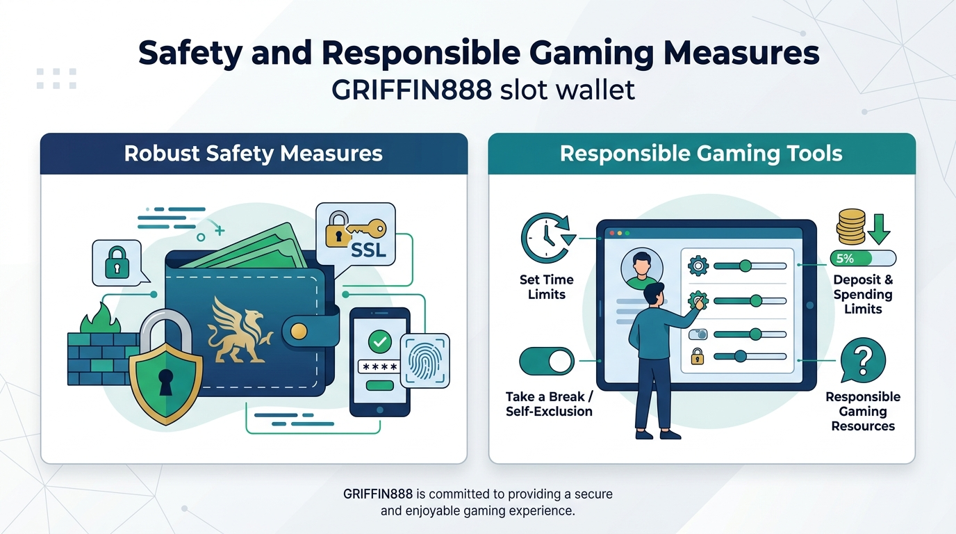 มาตรการความปลอดภัยและความรับผิดชอบในการเล่น GRIFFIN888 เว็บสล็อต wallet