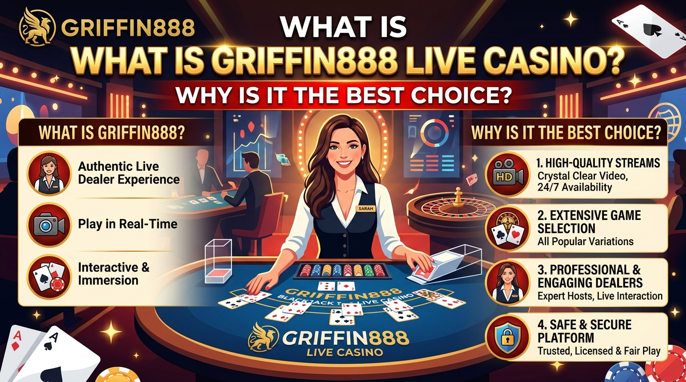 GRIFFIN888 คาสิโนสด คืออะไร? ทำไมถึงเป็นตัวเลือกที่ดีที่สุด?