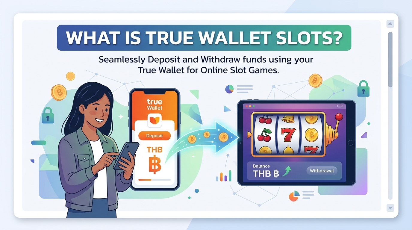 สล็อต True Wallet คืออะไร? ทำความรู้จักระบบฝาก-ถอนสุดฮิต