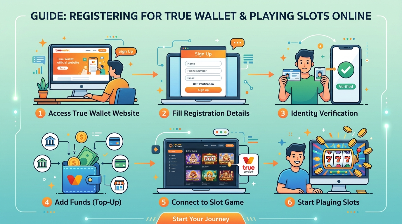 ขั้นตอนการสมัคร สล็อต wallet ผ่านเว็บ และเริ่มเล่นสล็อต