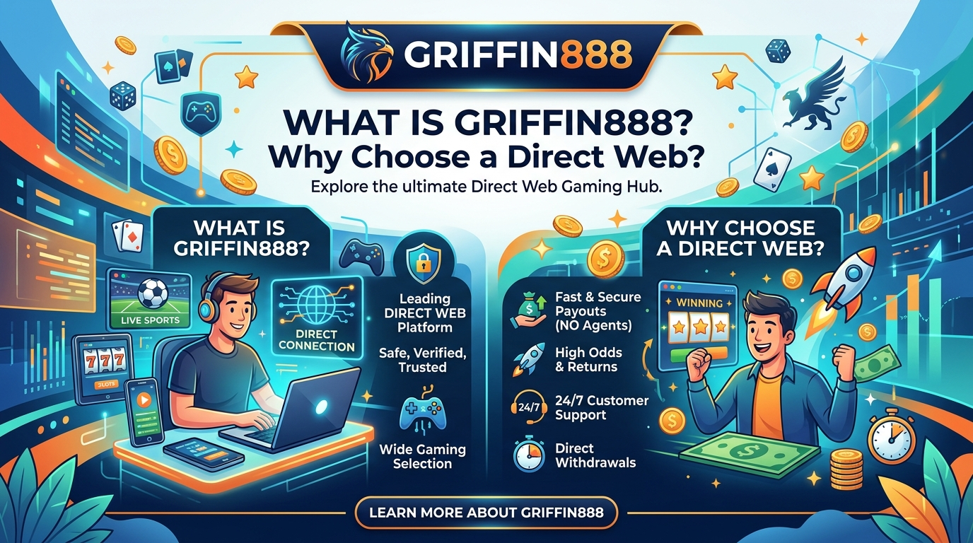 GRIFFIN888 เว็บตรงล่าสุด คืออะไร? ทำไมต้องเลือกเว็บตรง?