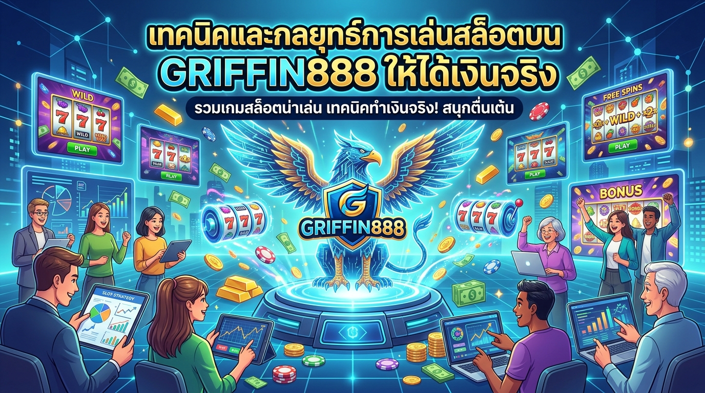 เทคนิคและกลยุทธ์การเล่น GRIFFIN888 รวมเกมสล็อตน่าเล่น ให้ได้เงินจริง