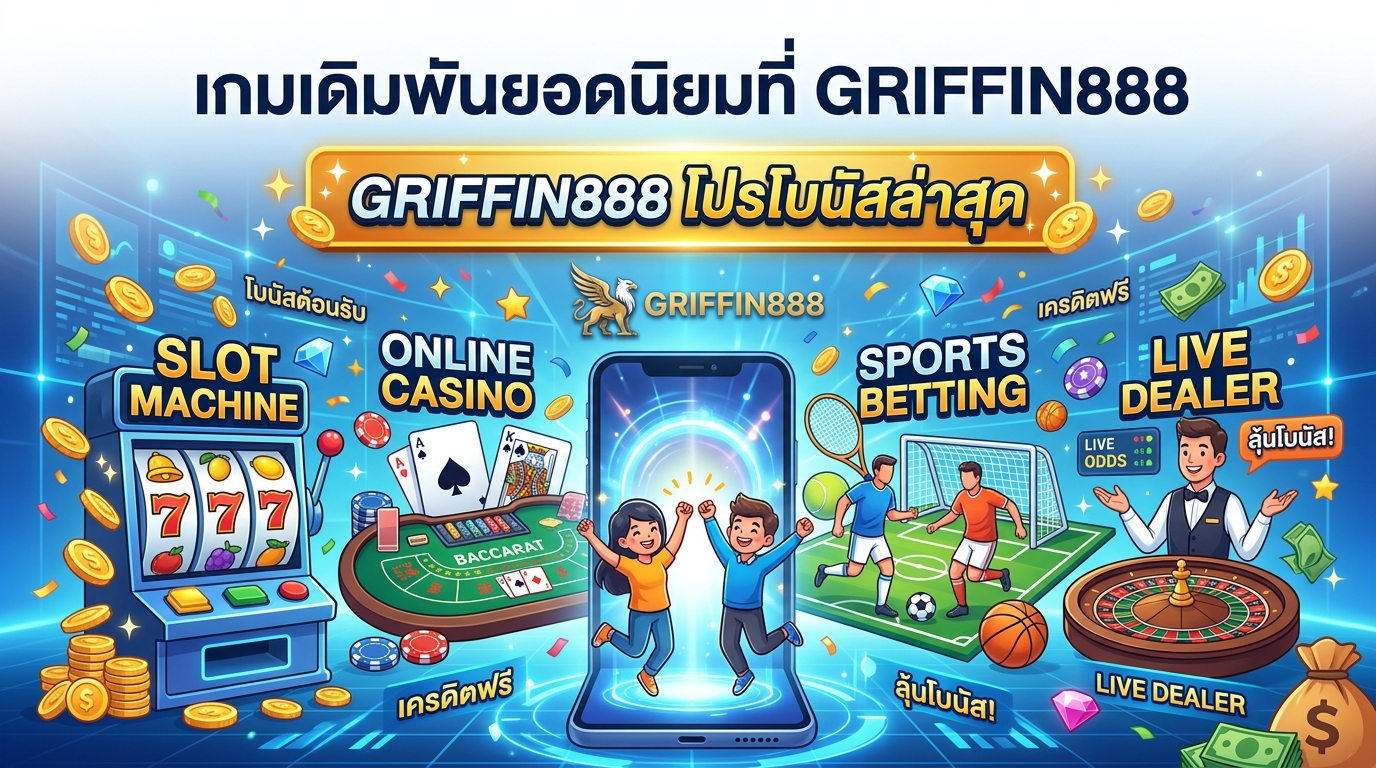 เกมเดิมพันยอดนิยมที่ GRIFFIN888