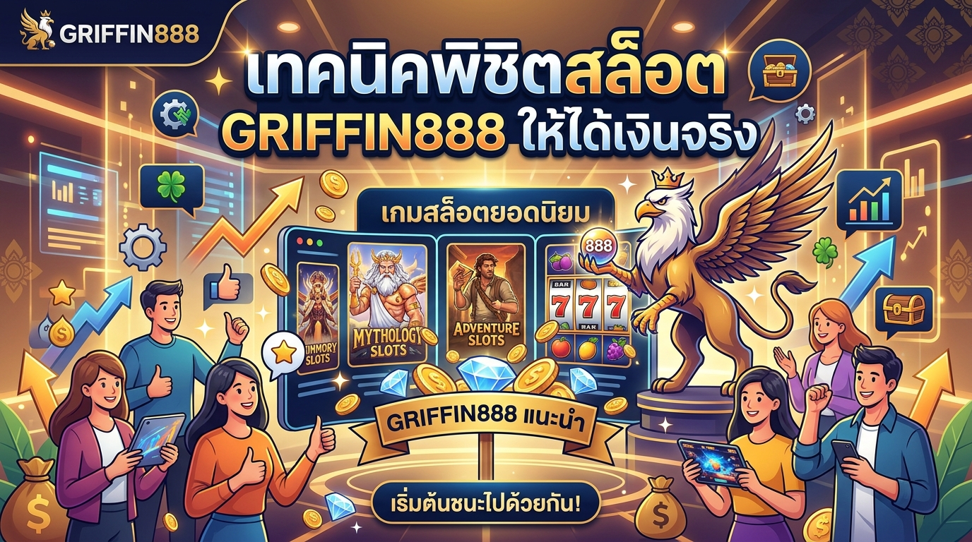 GRIFFIN888 แนะนำเกมสล็อตยอดนิยม